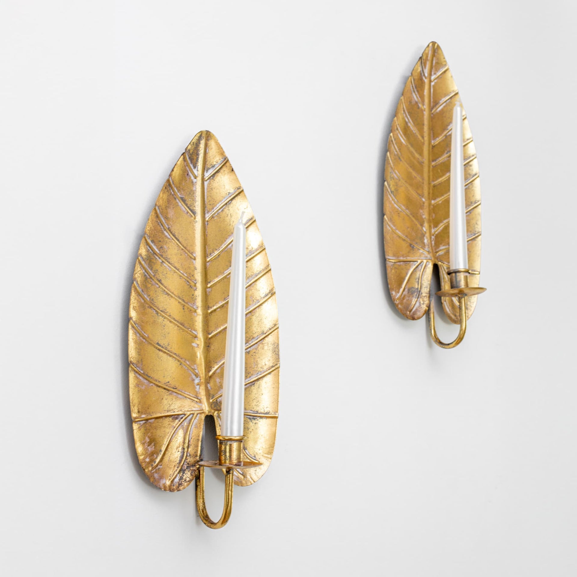 Wall sconces "Elegance of Leaves"