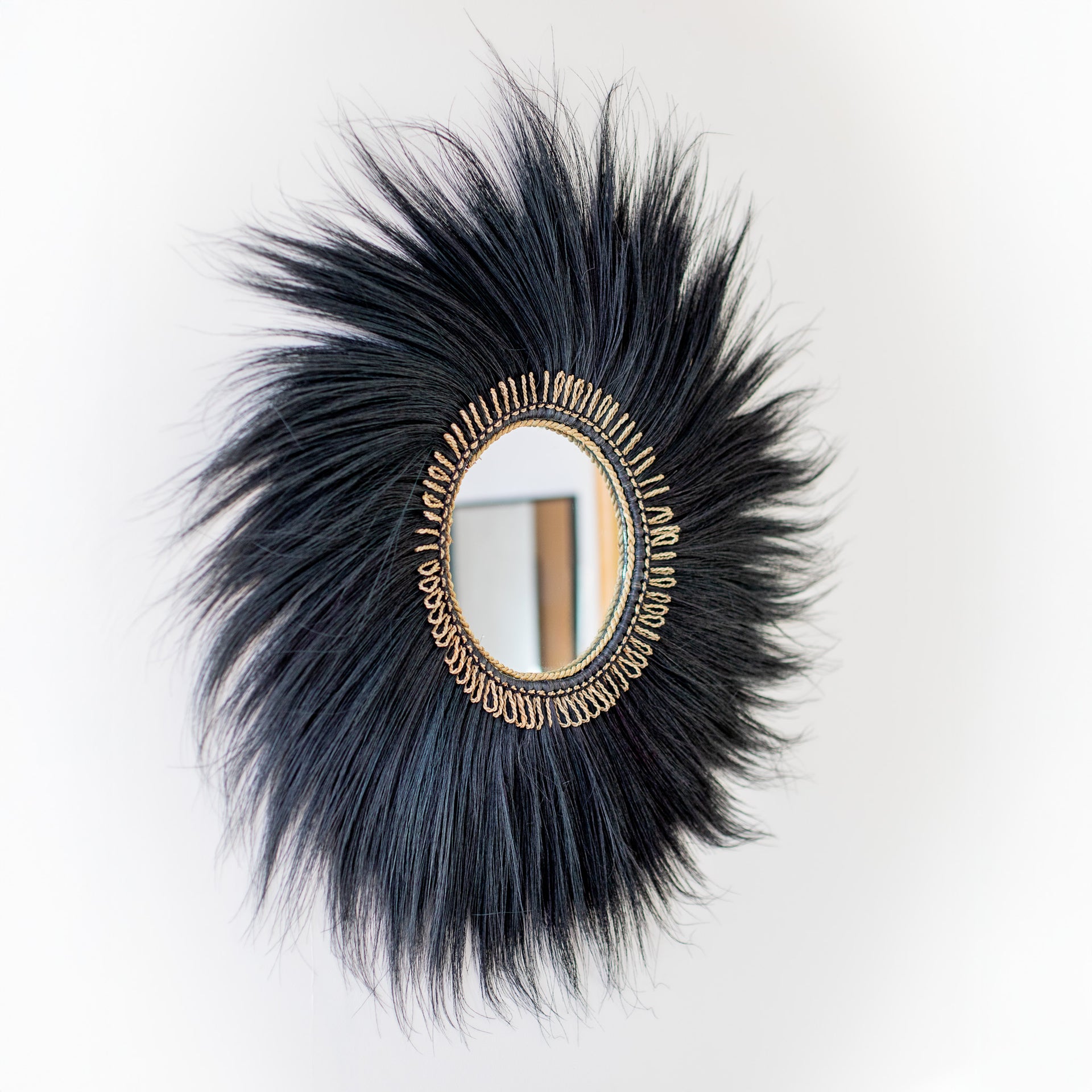 Decorative Wall Mirror “Black Sun”