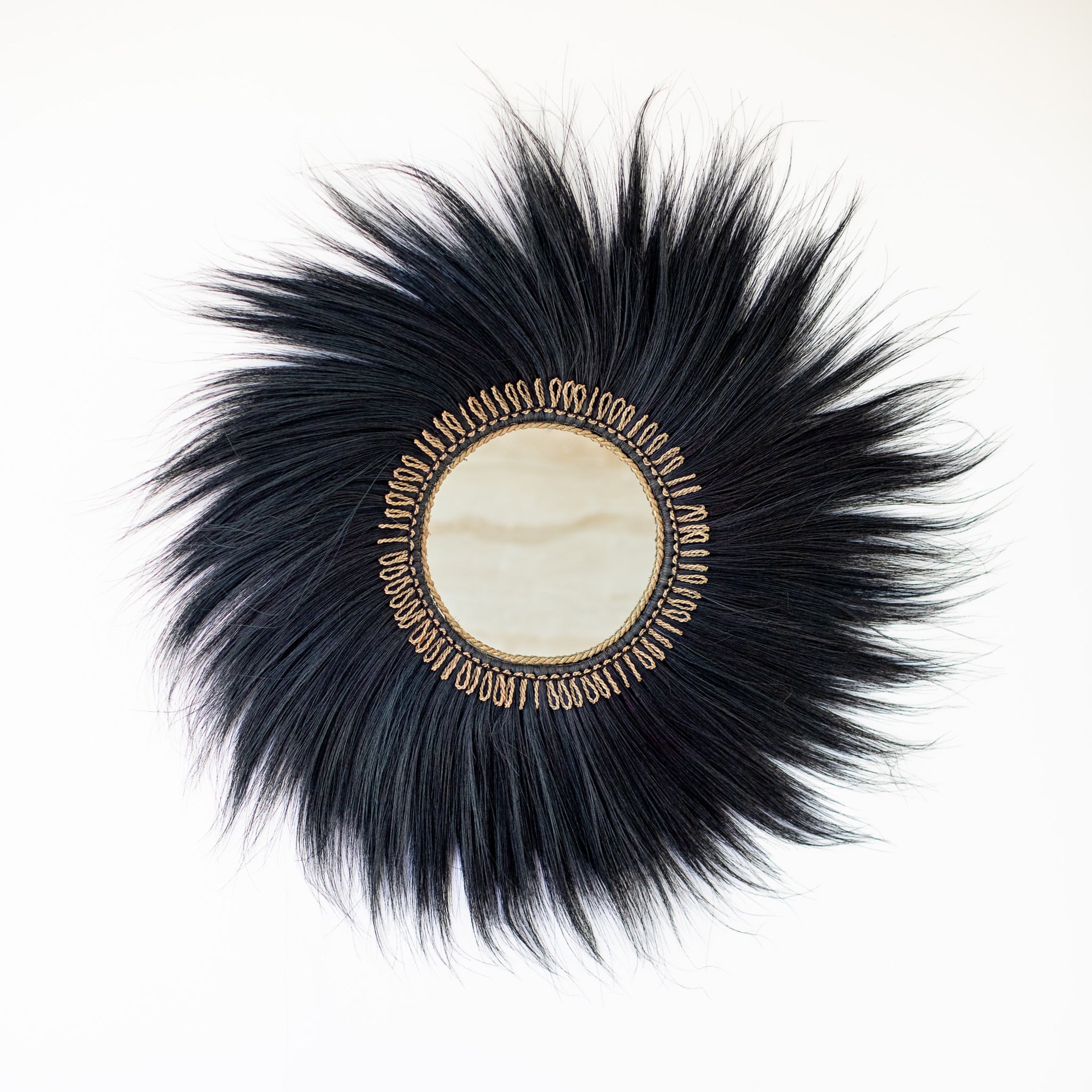 Decorative Wall Mirror “Black Sun”