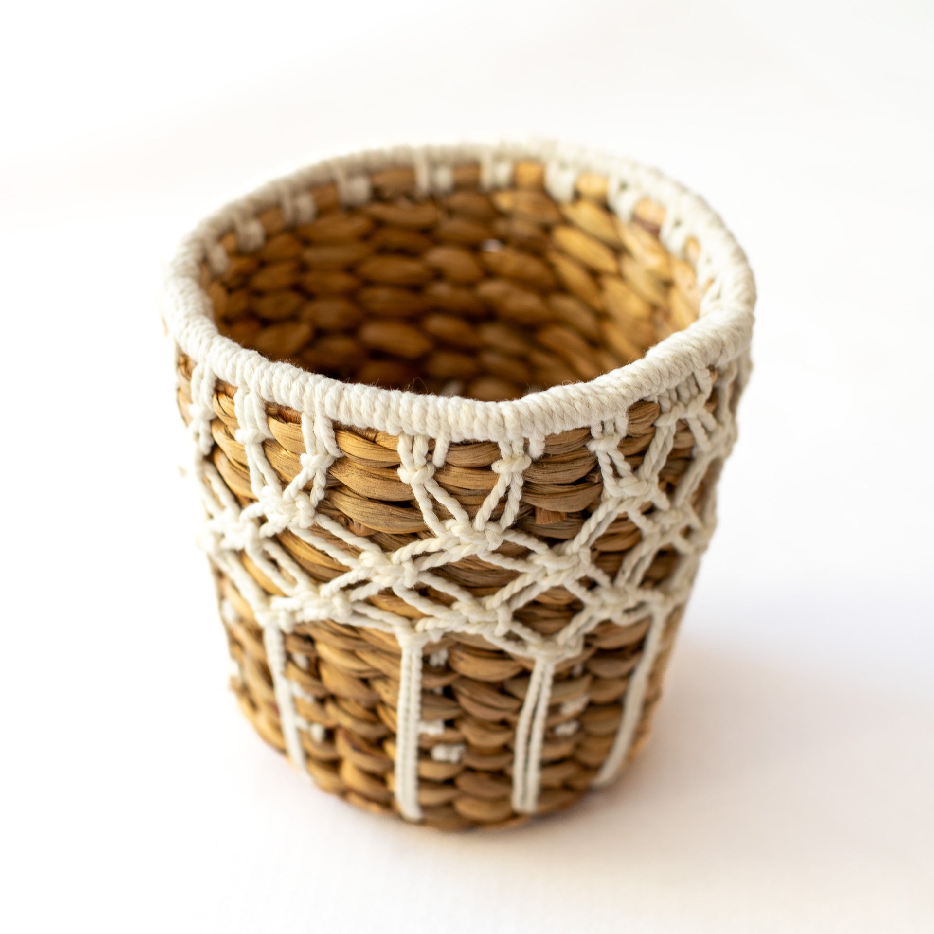 Macrame basket