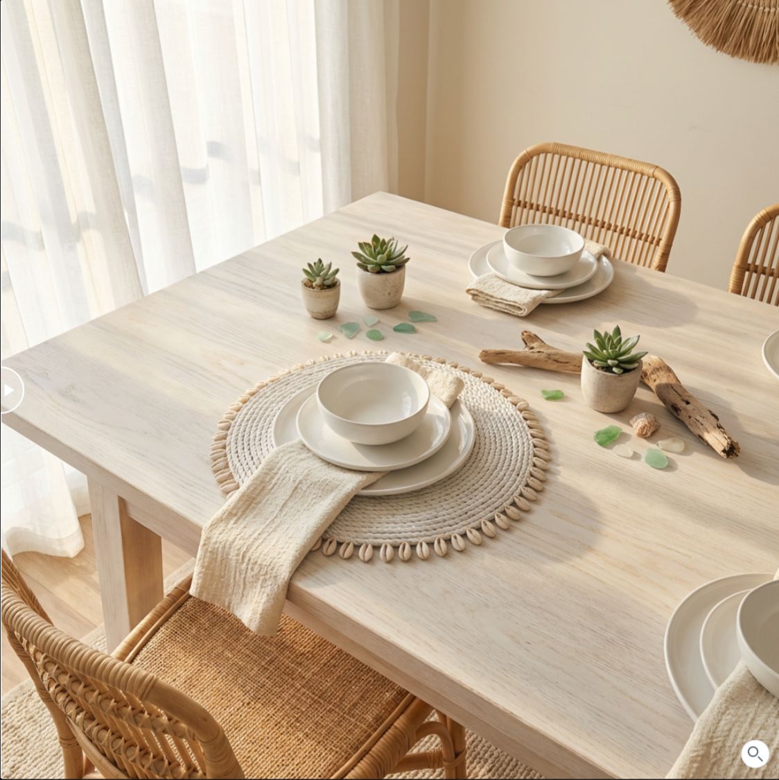 Decorative dining table placemat